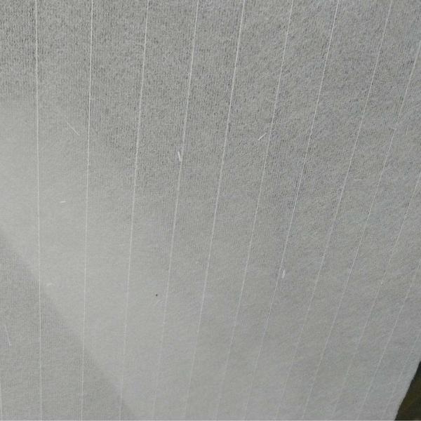 White color wall covering high strength fire – resistant fiberglass non-woven mat