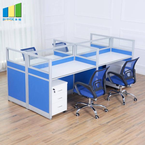 Tabela de conferência comercial de Seater do painel 4 das separações do mobiliário de escritório/MFC