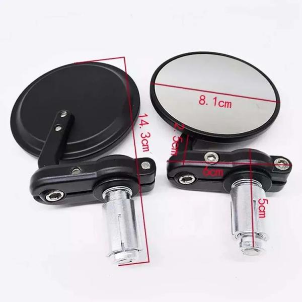 Classic Aluminum Alloy Universal Motorcycle Rear View Mirror for High Durability
