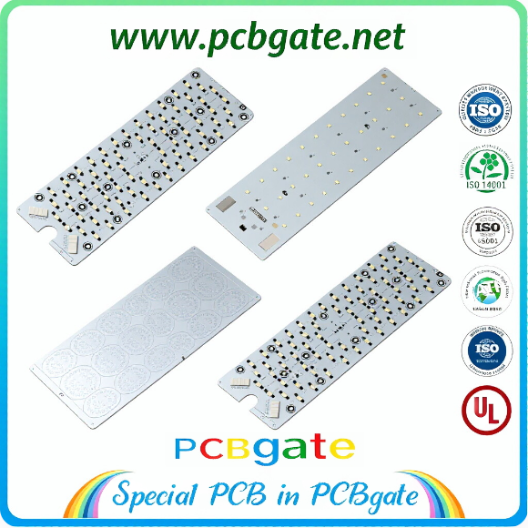 Linear LED Aluminum PCB Module (MCPCB) with High Thermal Conductivity for Uniform Light Design and Customizable Length and Power