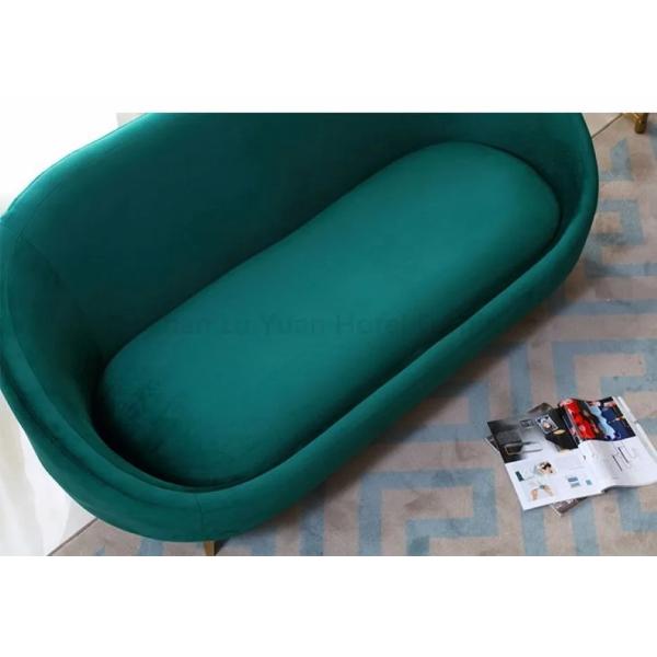 Modern Fashion Hotel Guest Room Velvet Sofas Undertake Hotel Projects