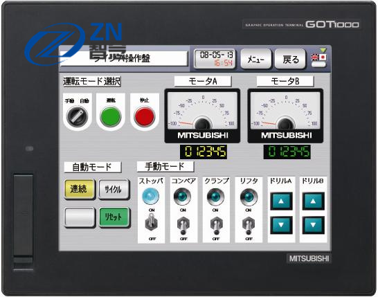 Серия HMI GT1665M-STBD Мицубиси GOT1000 гарантия 1 года
