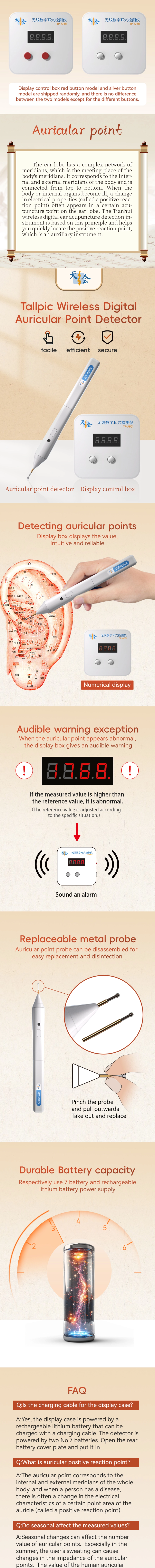 Tallpic Auricular point detector