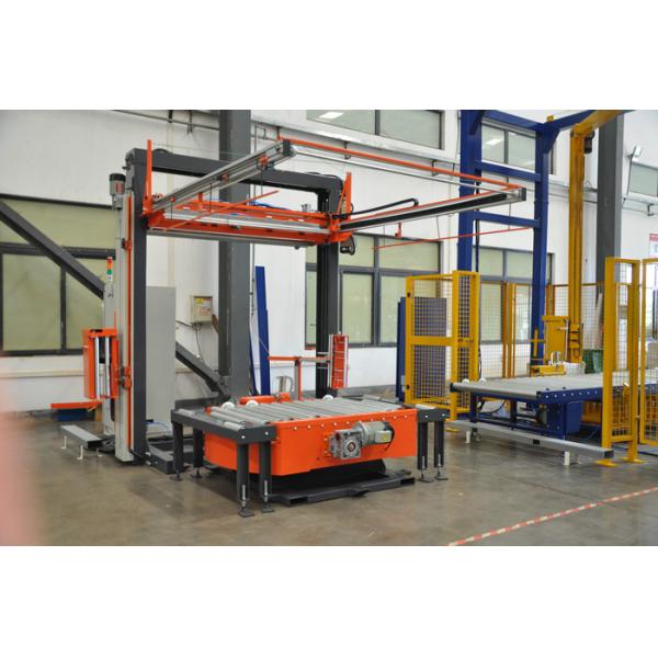 High Power Auto Pallet Wrapper / Fully Automatic Stretch Wrap Machine