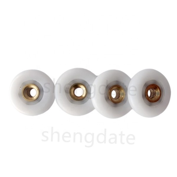 Sliding Glass Door Parts Shower Door Rollers Double Wheels Shower Cabin Wheel Pulley