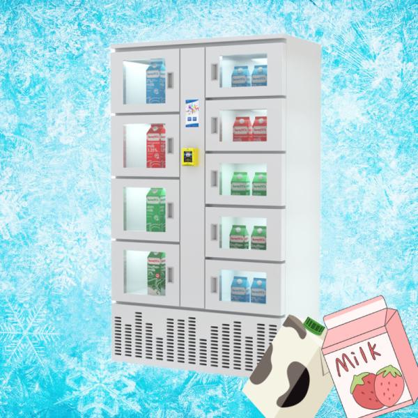 эффективные Refrigerated шкафчики еды Winnsen автомата 240V умные