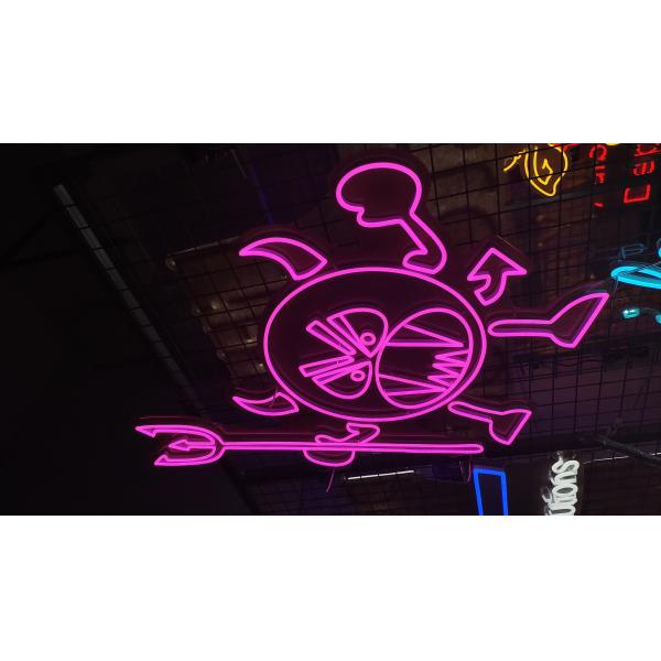 Deco освещения стены неоновой вывески паба ресторана привело неоновую трубку гибкого трубопровода handmade