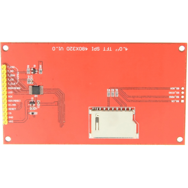 4 Inch SPI LCD Display 480x320 Resistive LCD Touch Screen for Embedded Applications