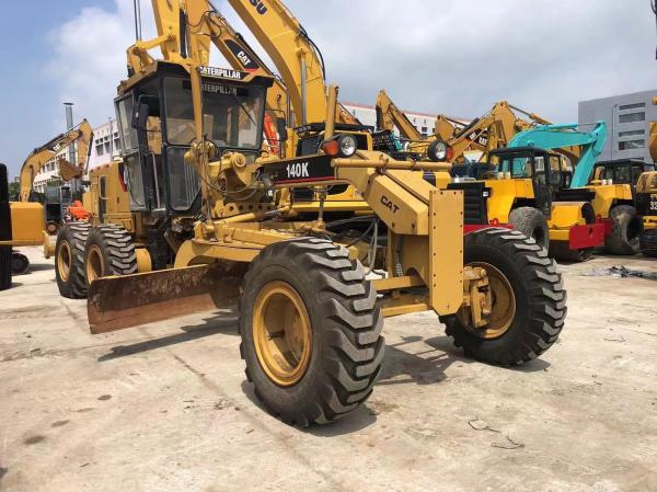 CAT 140K Motor Grader Japan Used 140G 140K 140 with Manual Wheel and 6CTA8.3 Engine