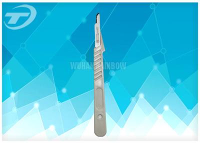 Sterile Medical Disposable Products stainless balde scalpel with plastic handle