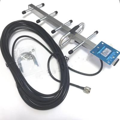 5 Unit Antenna Cell Phone Booster Parts For Outdoor 2G / 3G / 4G LTE With 10m Wire