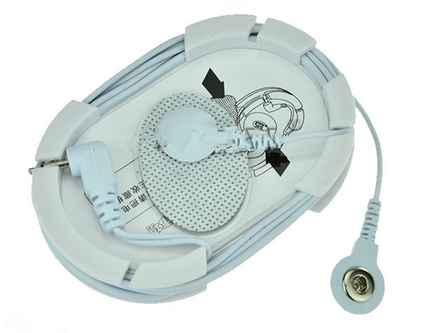 2.5mm Head two-in-one Tens Lead Wire for tens massage machine NKX-E003 Plug size Snap electrode lead wire