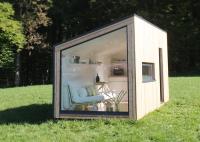 Hôtel en acier standard européen de vacances de station de vacances de studio de jardin de Chambre d'arrière cour de lumière de construction préfabriquée avec le certificat de la CE
