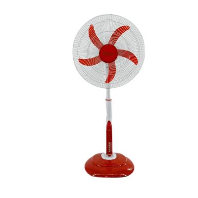 AC / DC  18inch  Solar Rechargeable Table Fan Low Noise With Heavy Base