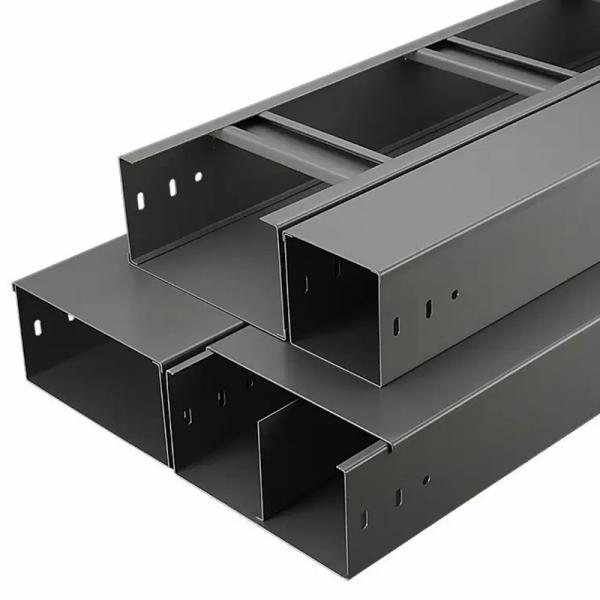 Polymer Flame Retardant Materials Fireproof Cable Tray for Easy Installation Steel Construction
