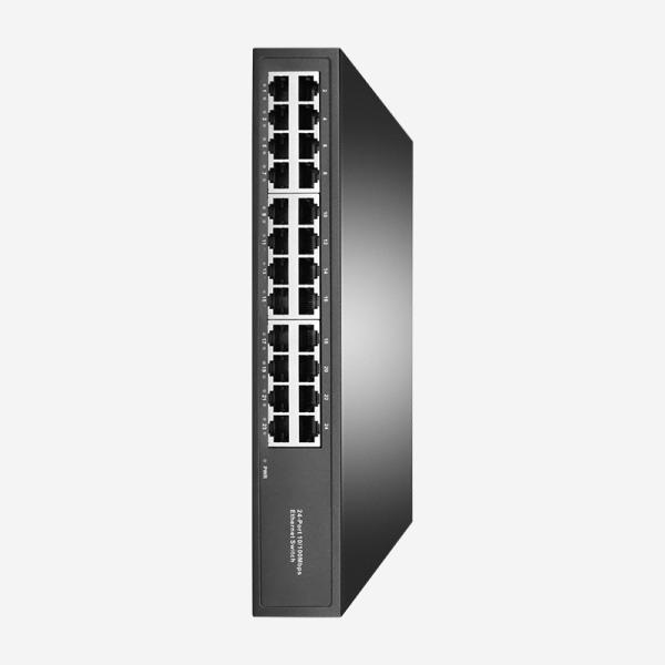 24 RJ45 interruptores dos ethernet dos portos 10 100M Switch 100 Mbps com MDI/MDIX auto Flip Function