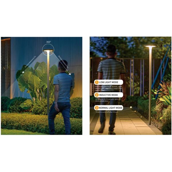 Наружное светодиодное солнечное садовое освещение IP66 водонепроницаемое солнечное стеновое столб садовое уличное освещение дорожное освещение со сенсором