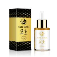 suero orgánico de la cara de la hoja de oro 24k antienvejecedor para la piel de la combinación