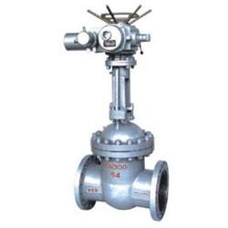 PN 0.25 - 6.4 Mpa Electric/ Manual Flanged Gate Valve / Sluice Valve for Hydro Power Station