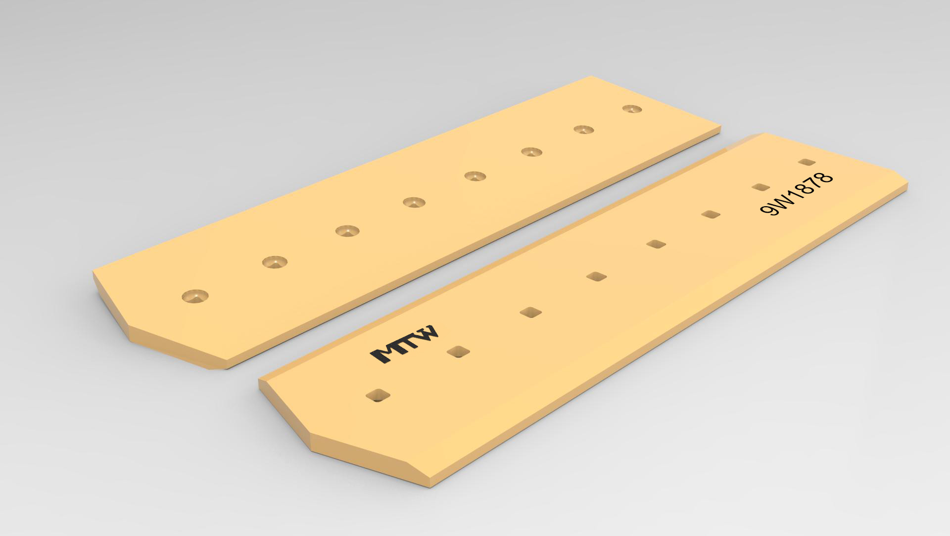Лезвие режущей кромки ведра затяжелителя DBF 9W1878 режа карбид edge42kg пропитало