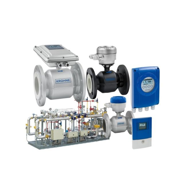 Process Control Meter KROHNE OPTIFLUX 2050 2100 2300 Electromagnetic Flow Meter Factory Price for Water Treatment