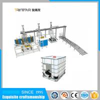 chaîne de production tubulaire de conteneur d'Ibc de machine de soudure automatique d'acier inoxydable de cadre de cage de 1000L IBC