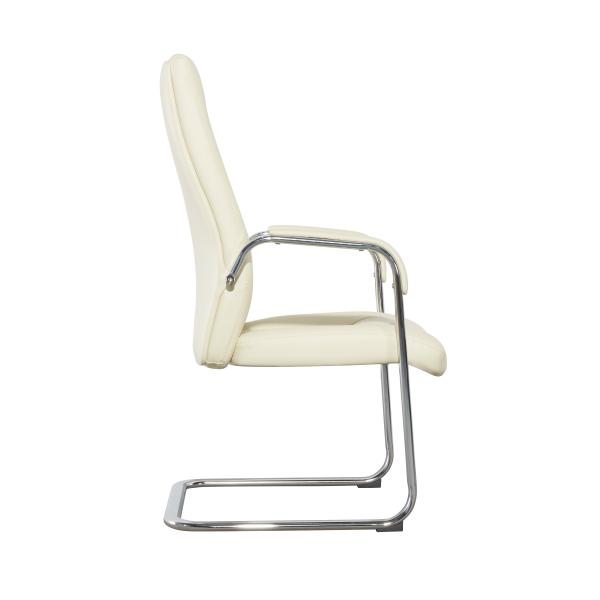 Chinese Factory Pu Office Leather Chair Medium Back Visitor Chair