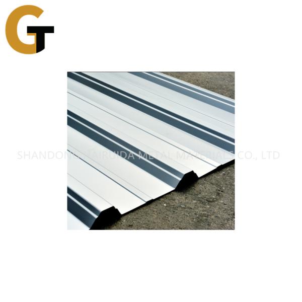 Wave Height 18-25mm Corrugated Iron Roofing Sheet With High Tensile Strength Color Coated Steel Roof Sheet