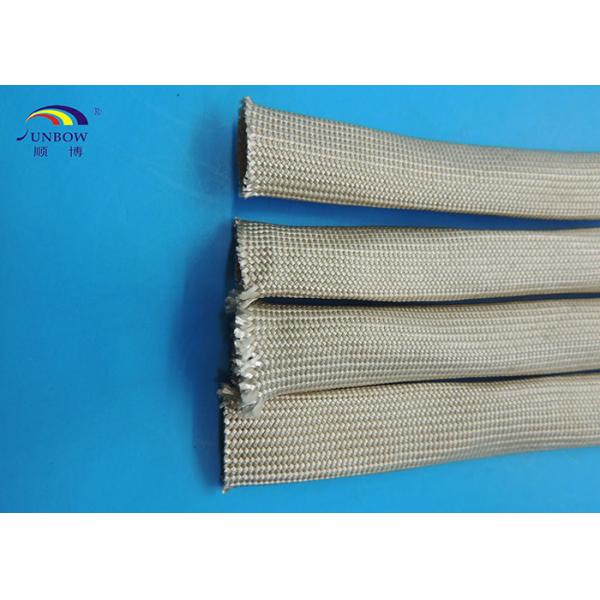 Cable Protection High Temperature Fiberglass Insulation Sleeving / Tubing 0.5mm ~ 30.0mm