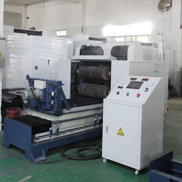 máquina de polonês tomada partido dobro de 800-2000mm para o tubo de aço inoxidável