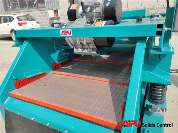 Drilling Mud Fluids Linear Motion Shale Shaker Wedge Block Screen 1.72KW Motor