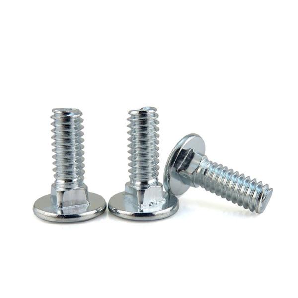 10mm-180mm comprimento zinco preto revestido de aço inoxidável aço de carbono Din603 carrinho parafusos