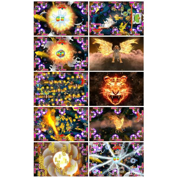 Tiger Brother Adjustable Fish Game Board Coin Pusher Win 40 percent