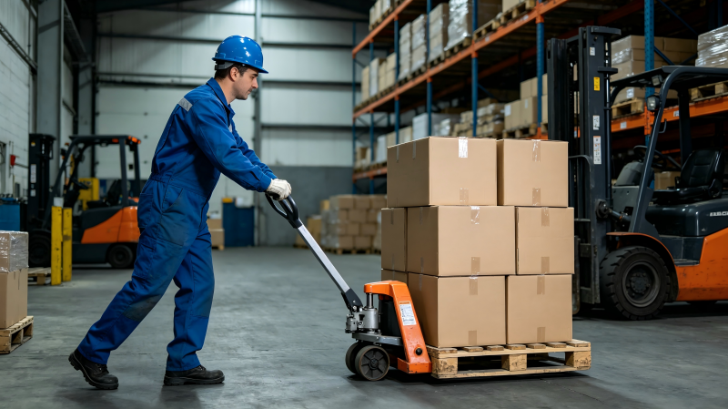 5500lbs Hand Pallet Truck 2500kgs Industrial Pallet Jack With 48 Inch Forks