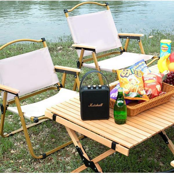 Taburete plegable de metal Oxford ligero para acampada y aventuras al aire libre