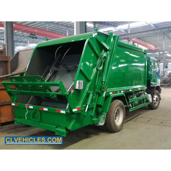 ISUZU FVR 240hp Compact Garbage Truck 15CBM 4x2  For Industrial Use