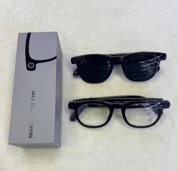AI Smart Sunglasses Photo Video Recording Camera Audio WIFI CY01
