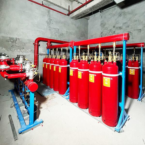 Inert Gas Fire Suppression System With IG541 For Environmentally-Friendly Fire Control