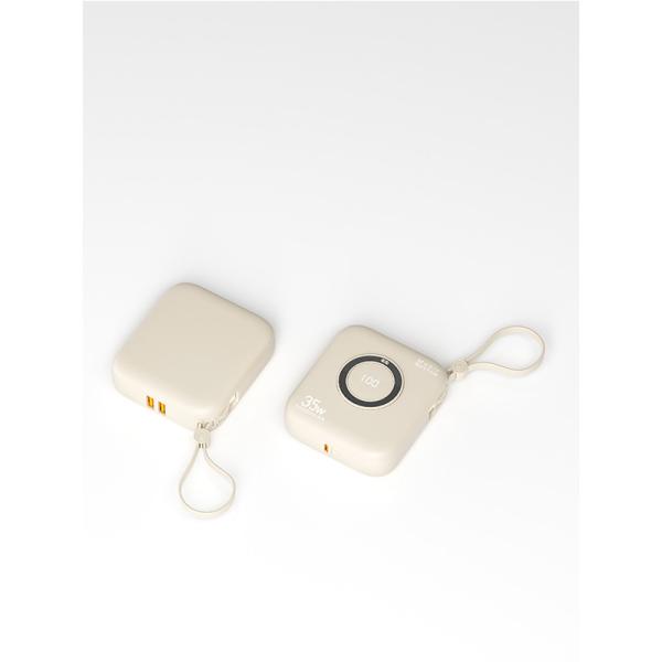 Compacto 10000mah Power Bank Mini Carregamento Rápido Com ABS PC 22,5W saída