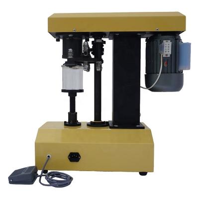 Metal/Alumínio/PET/Paper Screw Round Cap Can Semi-Automatic Seamer DUOQI DQ-160 25 Can/Min