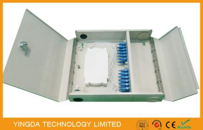 Única/multi do modo da fibra óptica da terminação caixa da porta dois laminou o material da chapa de aço