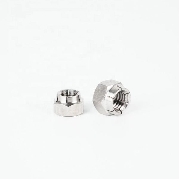 100% Inspection Before Shipment Custom Machining Stainless Steel Flexloc Top Lock Nuts for Heavy Vibration