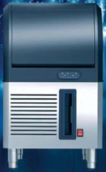 Stainless Steel Quick Cooling Low Power Full Automatic Compact Ice Maker Machine Low Power Consumption,40kg/24h