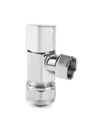 Stable Forged Chrome Angle Stop Valves , Multi Scene Brass Angle Waste Valve