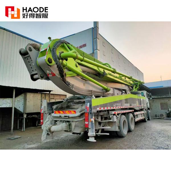 56m Scania Construction Machinery Concrete Equipment Concrete Placing Boom Beton Pumping Machine Used Concrete Pump Truck