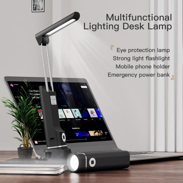 10W High CRI Dimmable Desk Lamp with Long Battery Life and Large-Capacity Lithium Battery