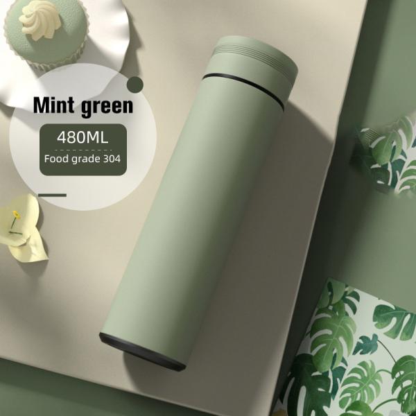 17oz Stainless Steel Double Wall Vacuum Flasks with Leakproof Design and Matte