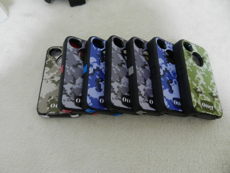 Defender Outer Box Phone Cases Ottered Camo Series For iPhone4 / 4s