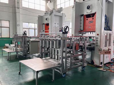 12000/H Automatic Cutlery Fork Spoon Aluminum Foil Plate Making Machine With Mitsubishi PLC