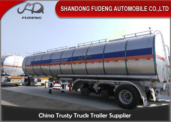 42000 L fuel tanker semi truck trailer for diesel oil delivery with insulating layer
